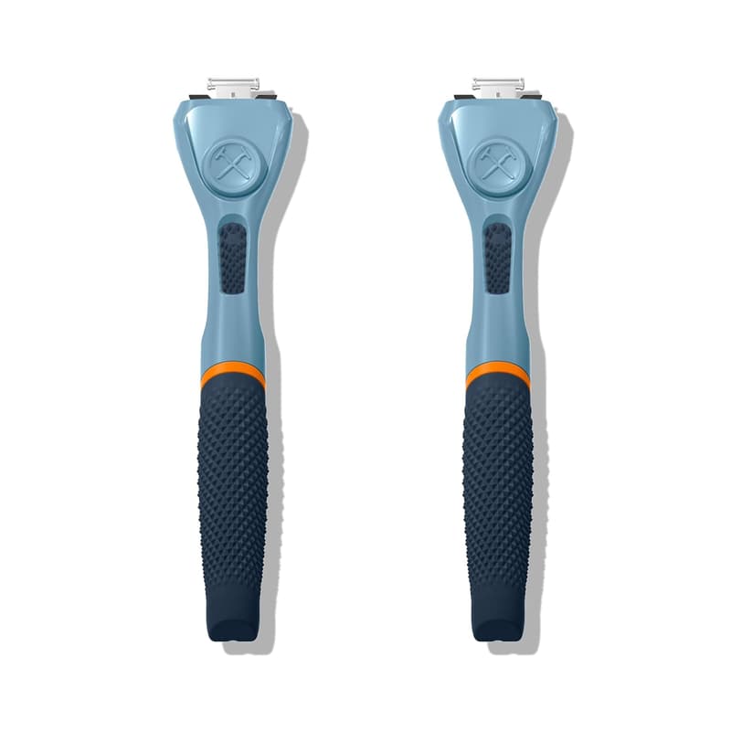 Replacement Razor Handle Set (2 Pack) - Blue