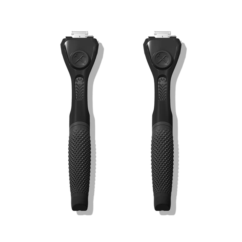 Replacement Razor Handle (2 Pack) - Black