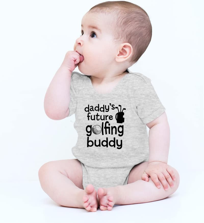 Future Golfing Buddy Baby Bodysuit – Cute Newborn Outfit