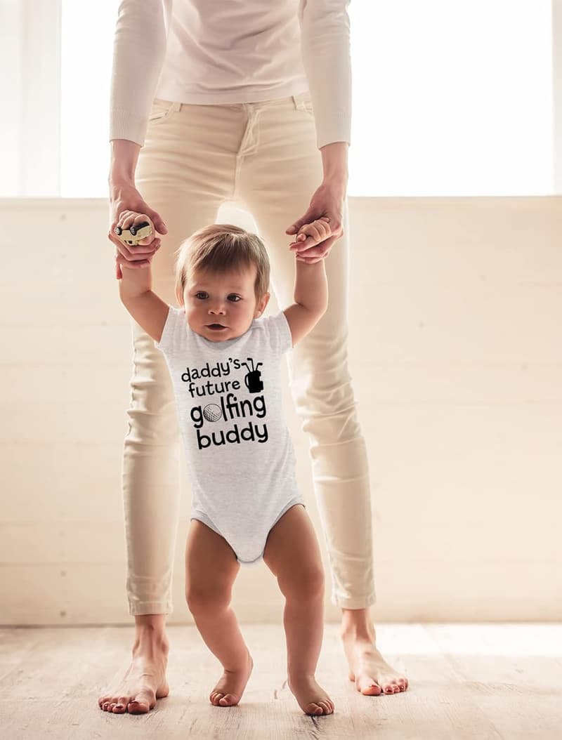 Future Golfing Buddy Baby Bodysuit – Cute Newborn Outfit