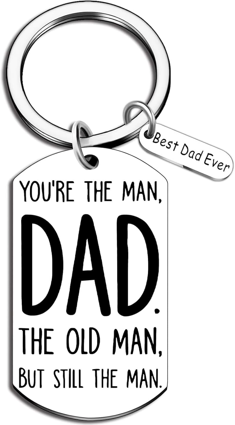 Best Dad Ever Keychain - Funny Father's Day Gift