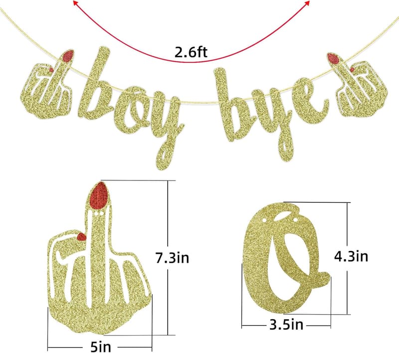 Divorce Party Banner - Funny Breakup Decorations