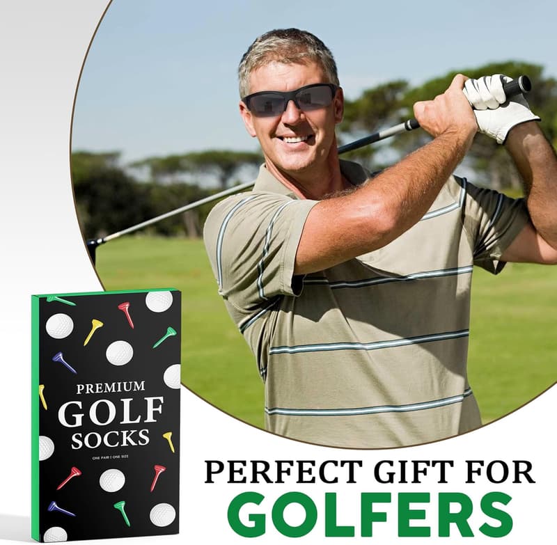 Golf Gifts for Men - Fun Golf Socks and Accessories