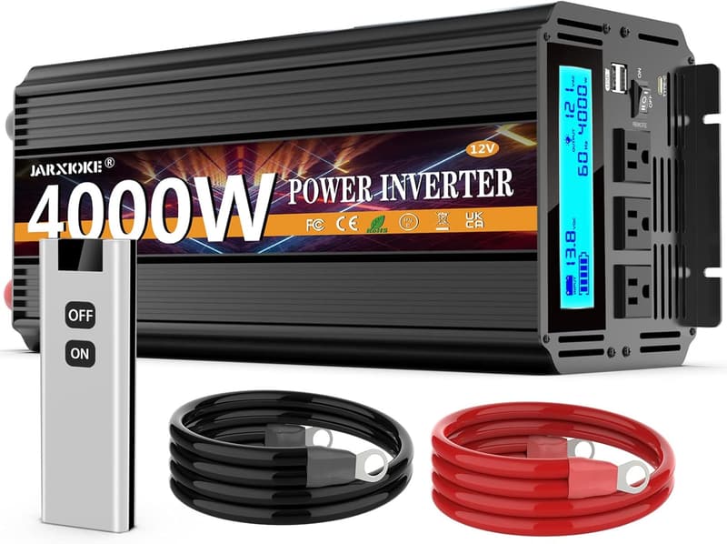 4000W Power Inverter for RV Solar Systems with Remote Control