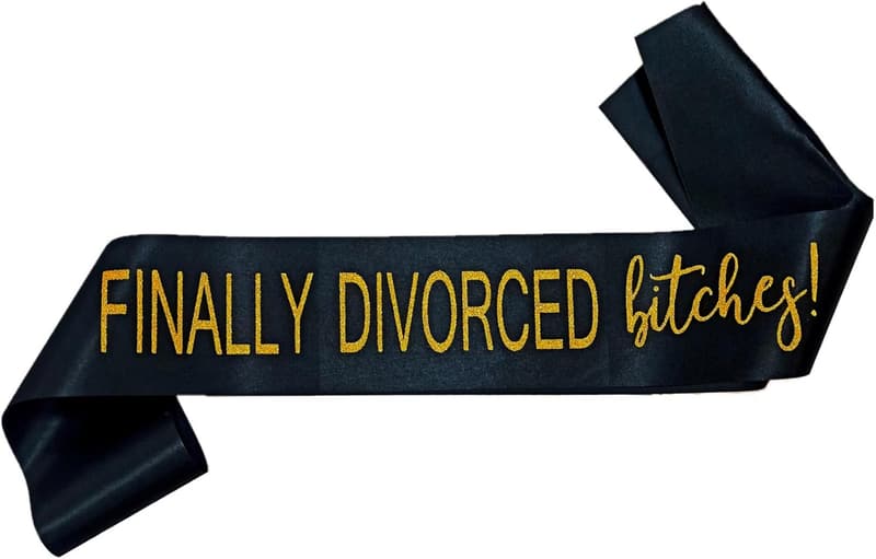 Divorce Party Sash for Her - 