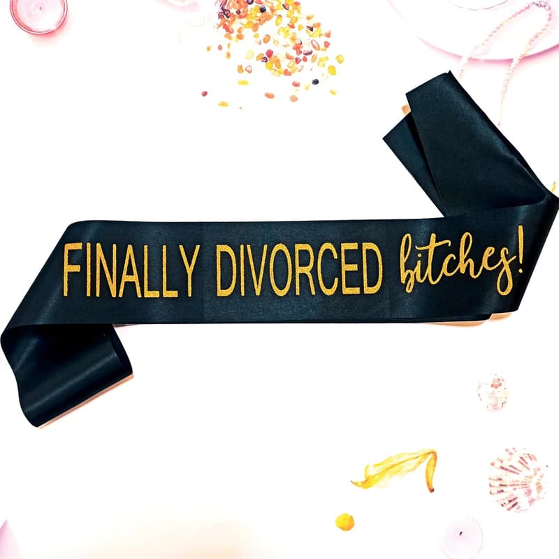 Divorce Party Sash for Her - 