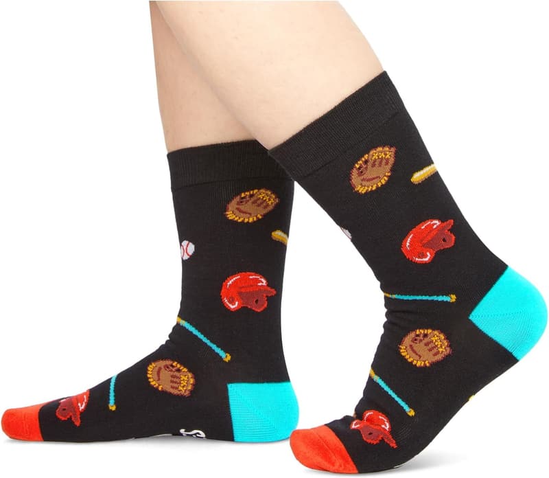 Teen Gamer Gifts - Sports Theme Socks for Ages 4-18