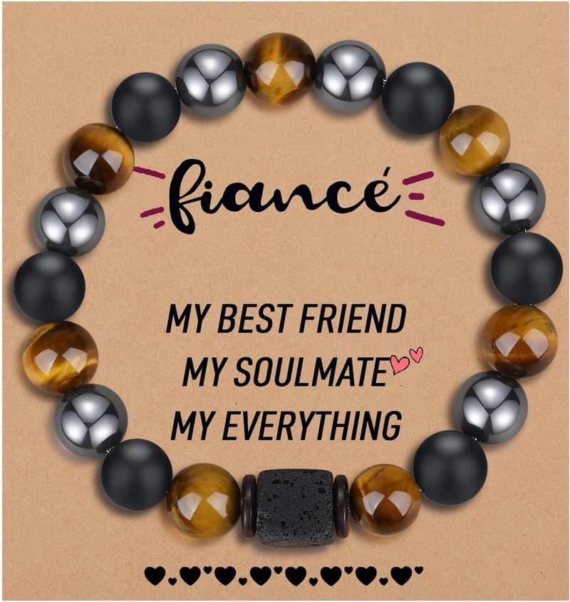 Natural Stone Bracelets for Men - Birthday Gifts