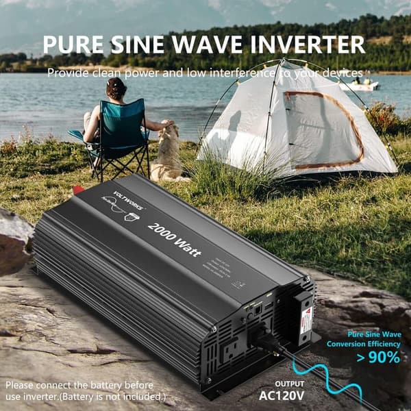 2000W Pure Sine Wave Inverter for Home and RV Use