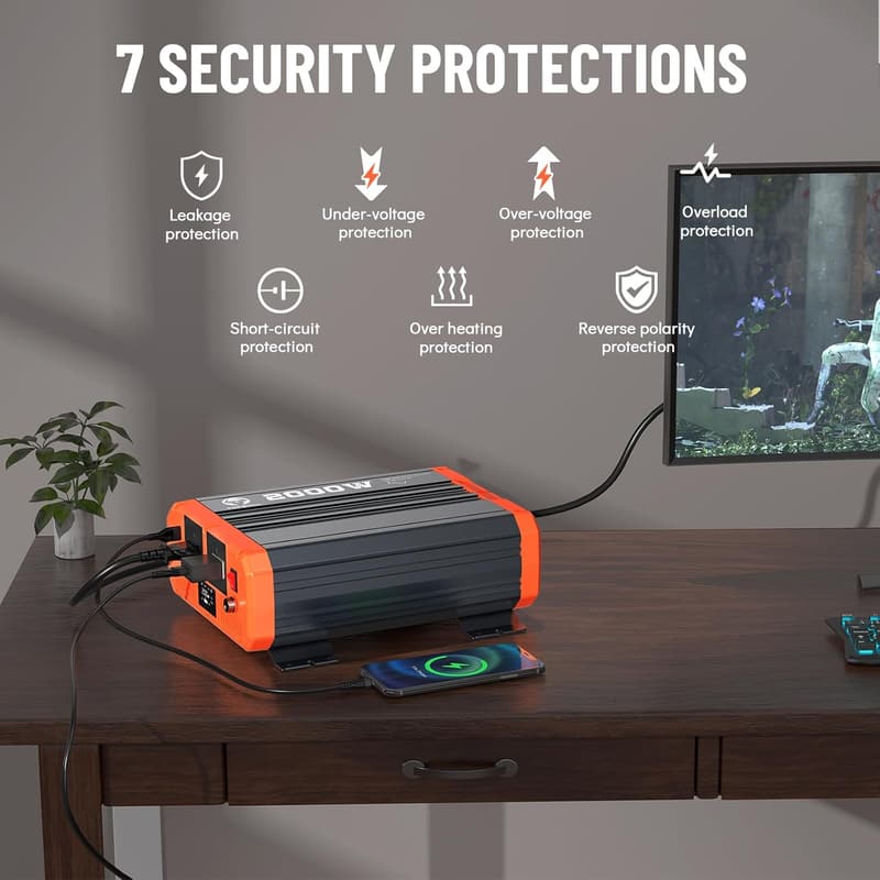 2000W Pure Sine Wave Inverter for Off-Grid Solar Power