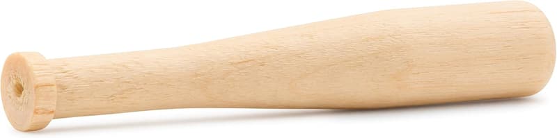 Bag of 48 Unpainted 2-Inch Mini Wooden Baseball Bats for Crafts
