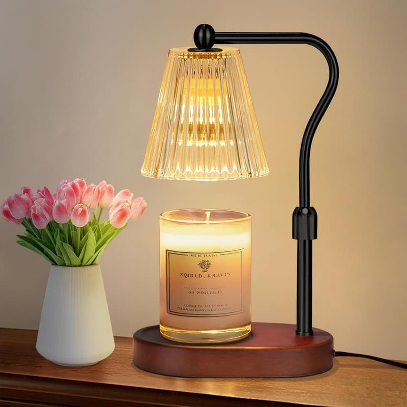 Candle Warmer Lamp with Dimmer & Timer - Adjustable Height Gift for Women