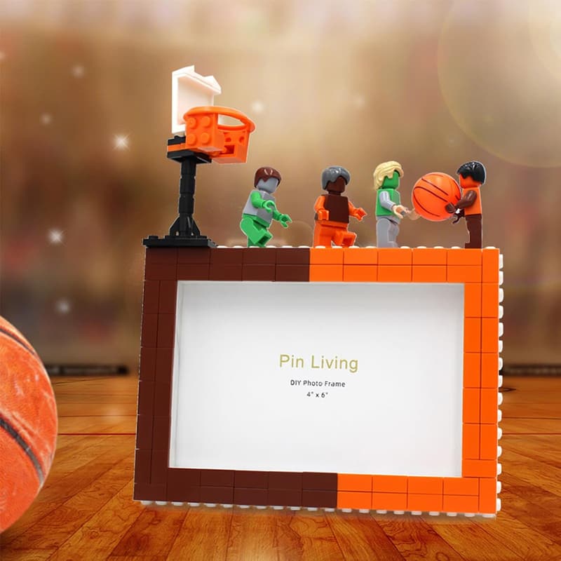 Basketball Theme Picture Frame Craft Kit for Kids' Birthday