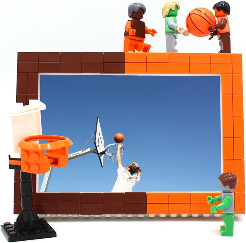 Basketball Theme Picture Frame Craft Kit for Kids' Birthday