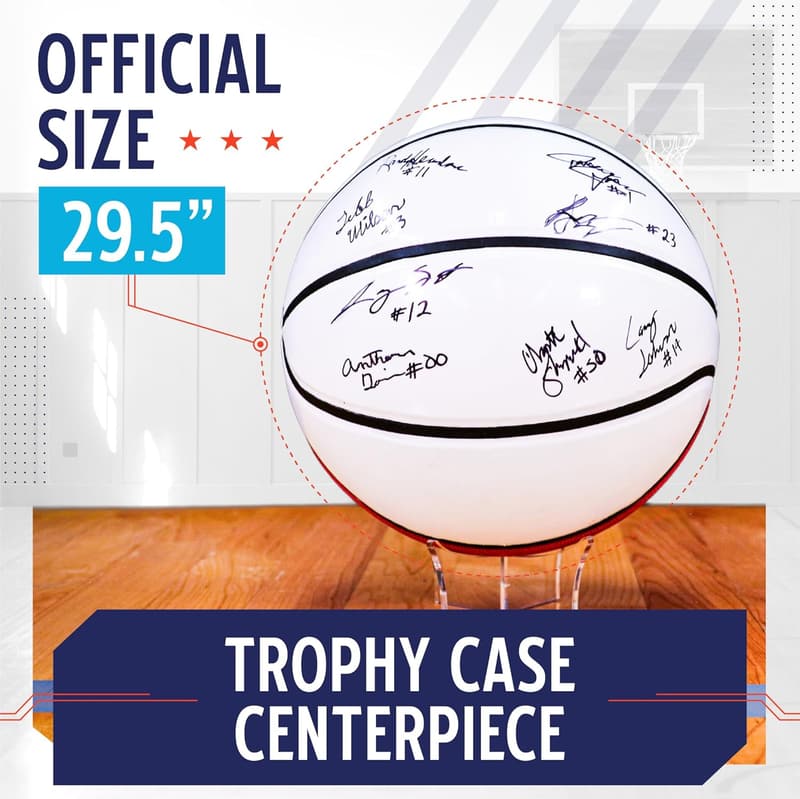 Autograph Basketball with Stand - Regulation Size 29.5 inches