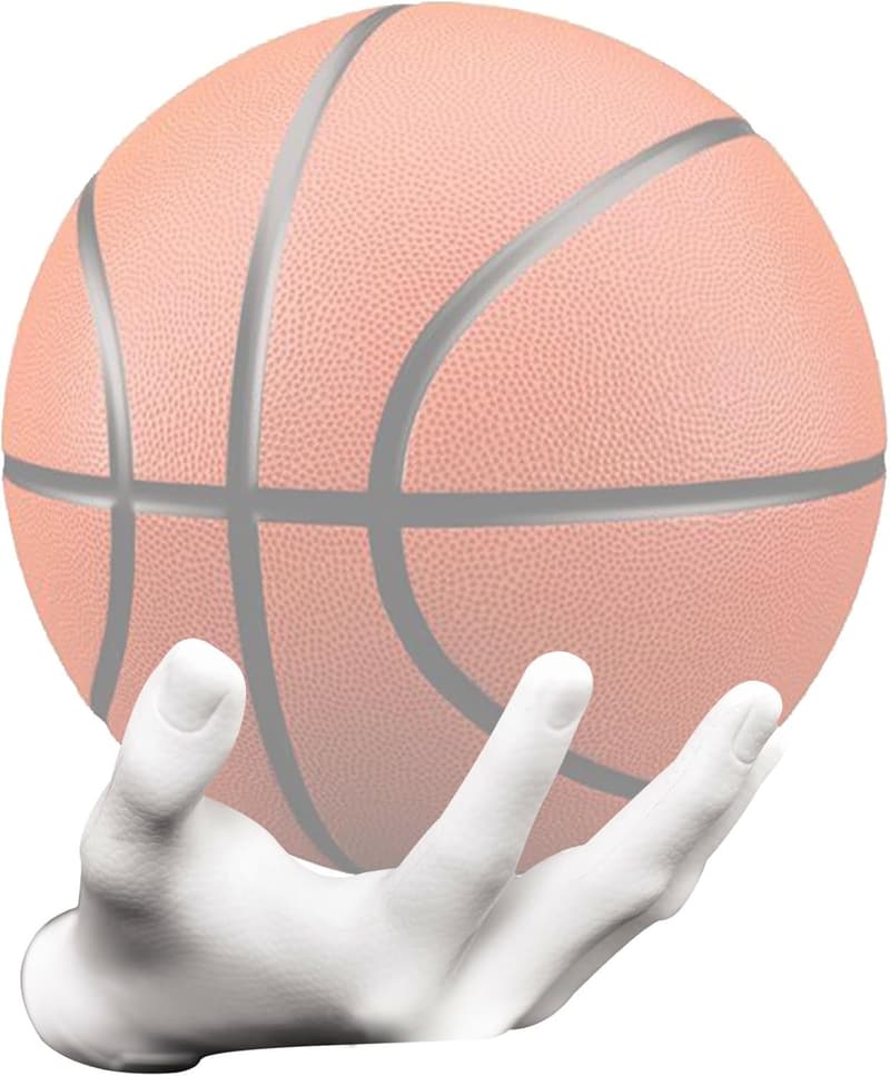 Wall-Mounted Basketball Holder - Hand Sculpture Art Decor for Men