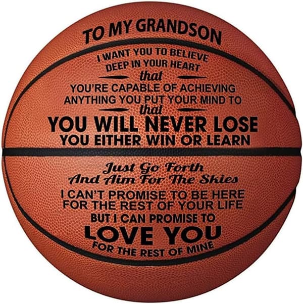 Personalized Engraved Basketball Gift for Son, 29.5