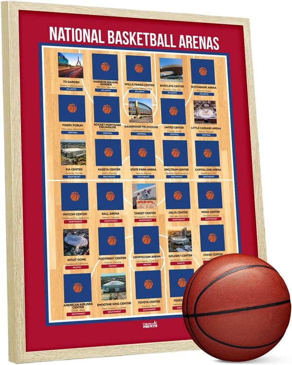 Baseball Stadium Scratch Off Map – Track Your Baseball Journey