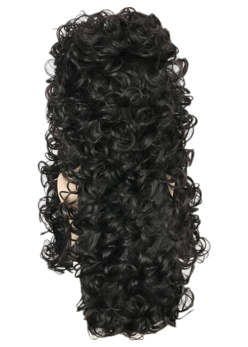 Halloween Pirate Captain Wig for Men & Women - Black Cosplay Wig