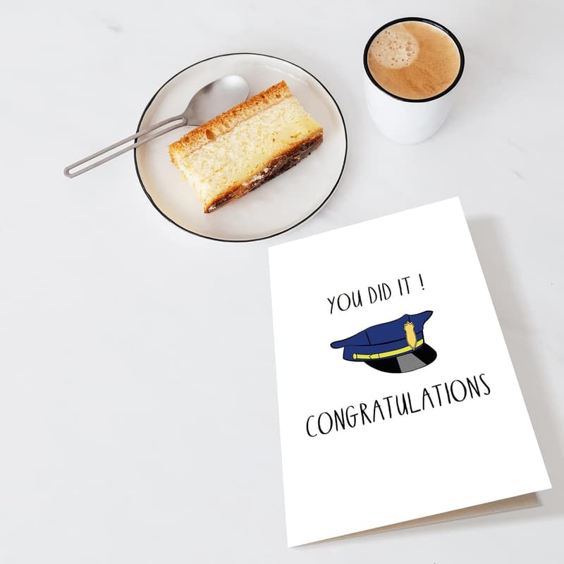 Police Graduation Card – Congratulations Officer Card