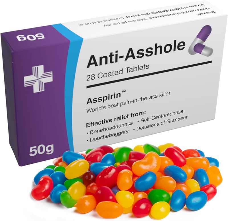 Funny Christmas Pill Box - Gag Gift for Boss or In-Laws