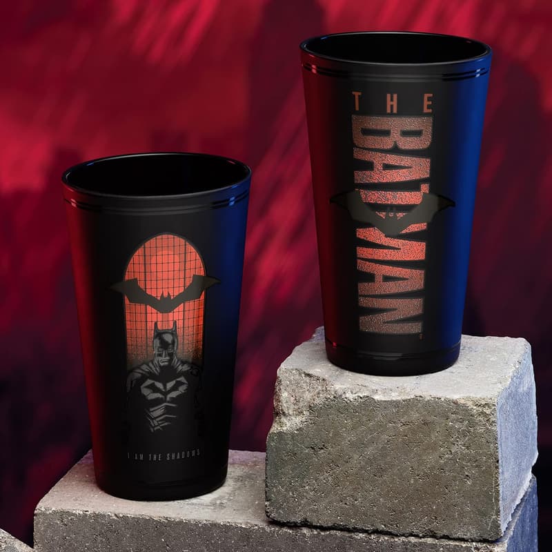 The Batman 400ml Glass - Movie Merchandise