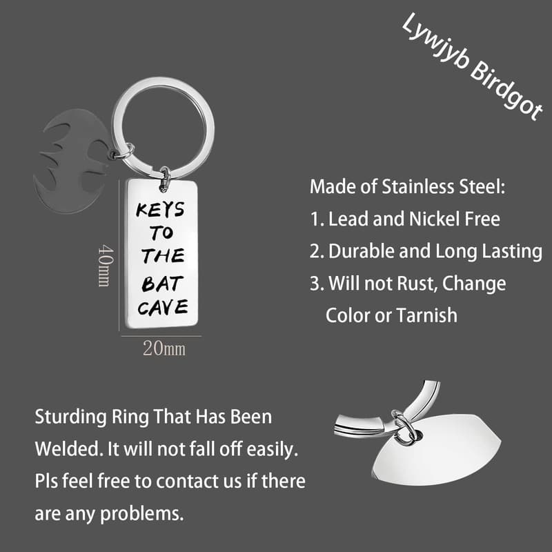 Movie Fan Cave Keychain Gift