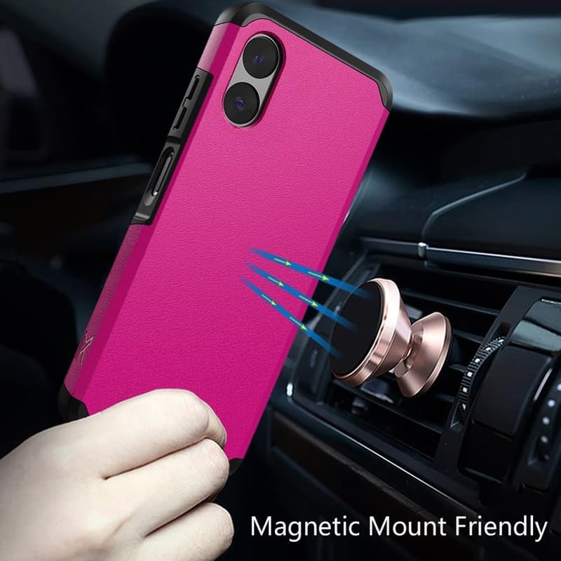 Motorola Moto G Play 4G Case with Tempered Glass Protector (Pink)