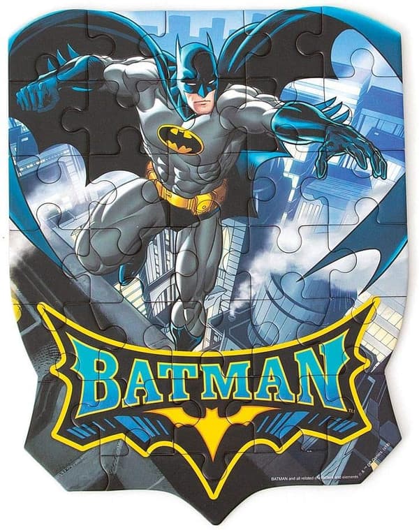 Batman Mini Puzzle for Kids - 31-Piece Die-Cut Playhouse Set