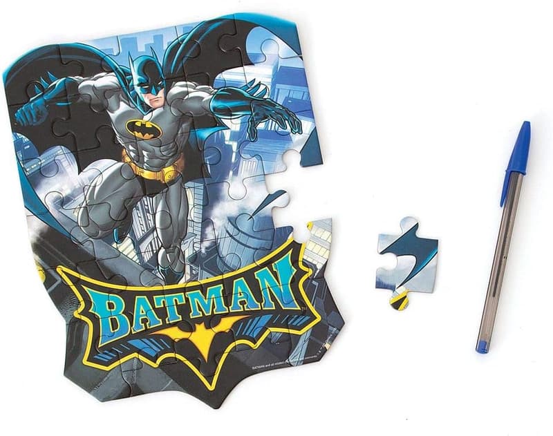 Batman Mini Puzzle for Kids - 31-Piece Die-Cut Playhouse Set
