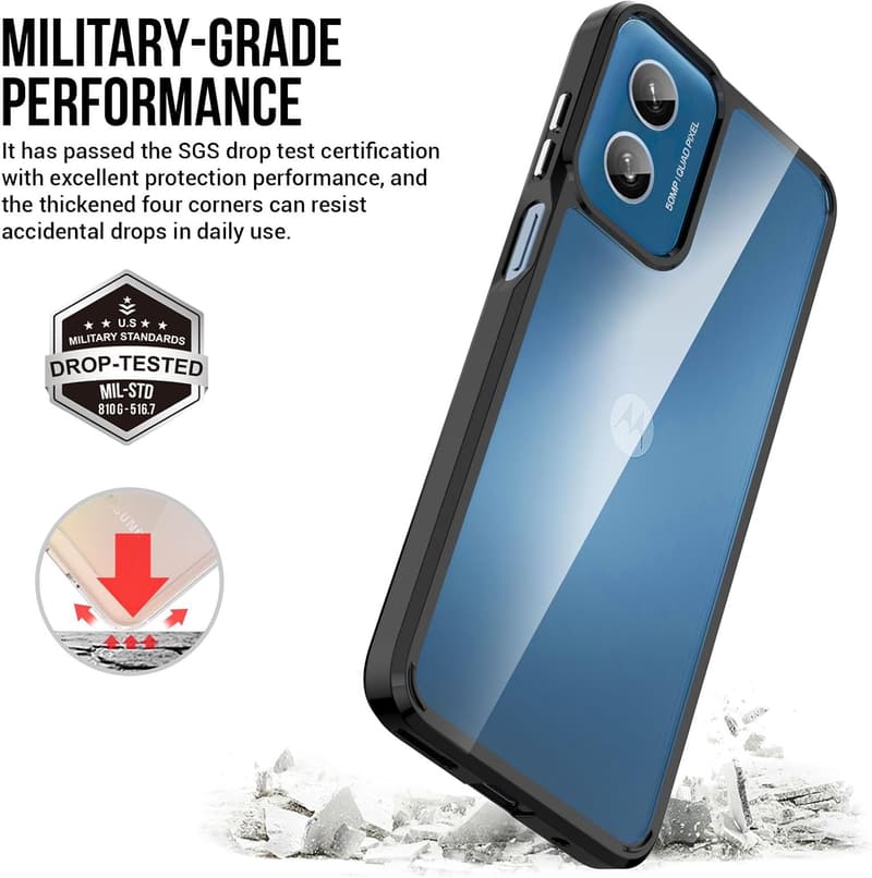 Military-Grade Shockproof Case for Motorola Moto G Play 2024