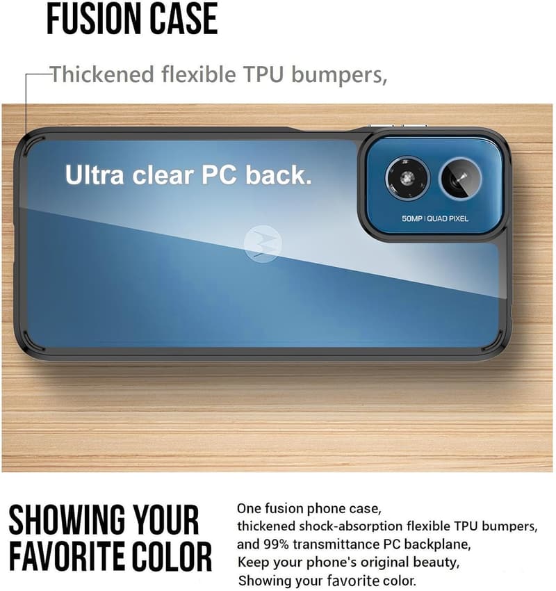 Military-Grade Shockproof Case for Motorola Moto G Play 2024