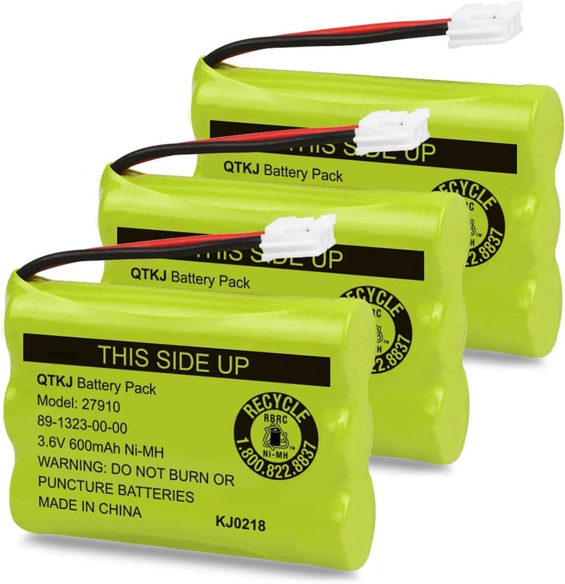 Motorola Cordless Phone Battery Replacement (3-Pack)