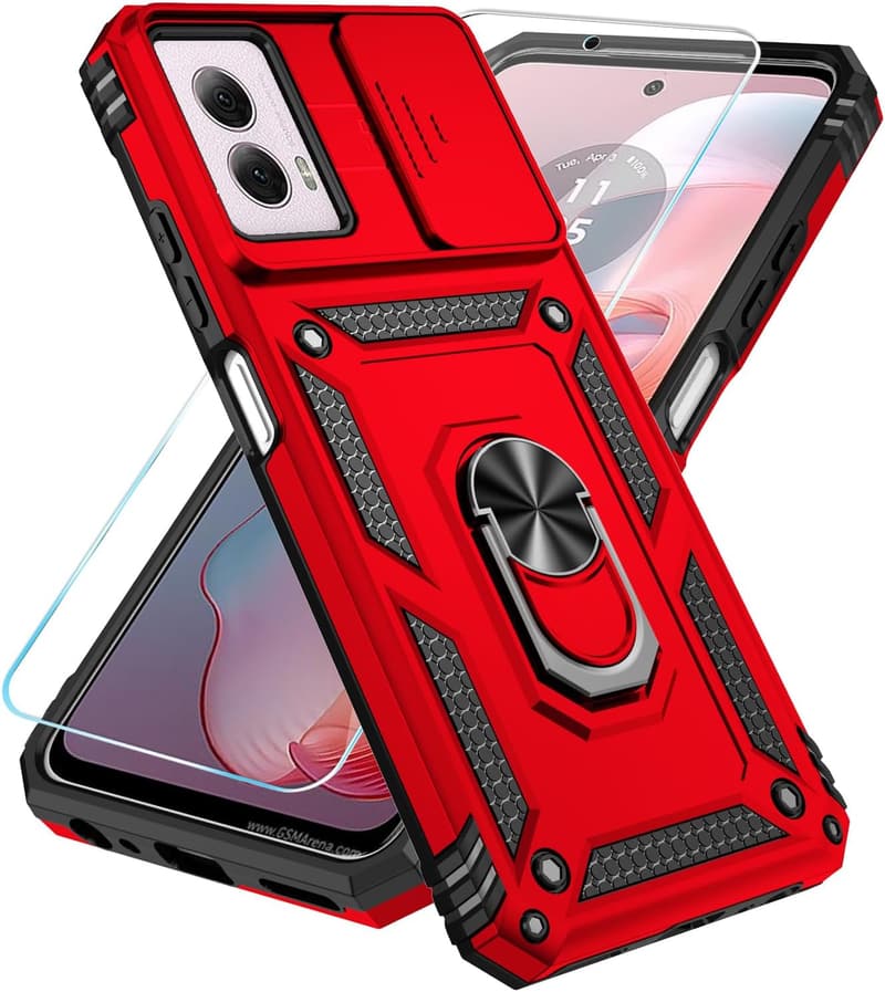 Motorola Moto G Power 5G 2024 - Military-Grade Case with Kickstand
