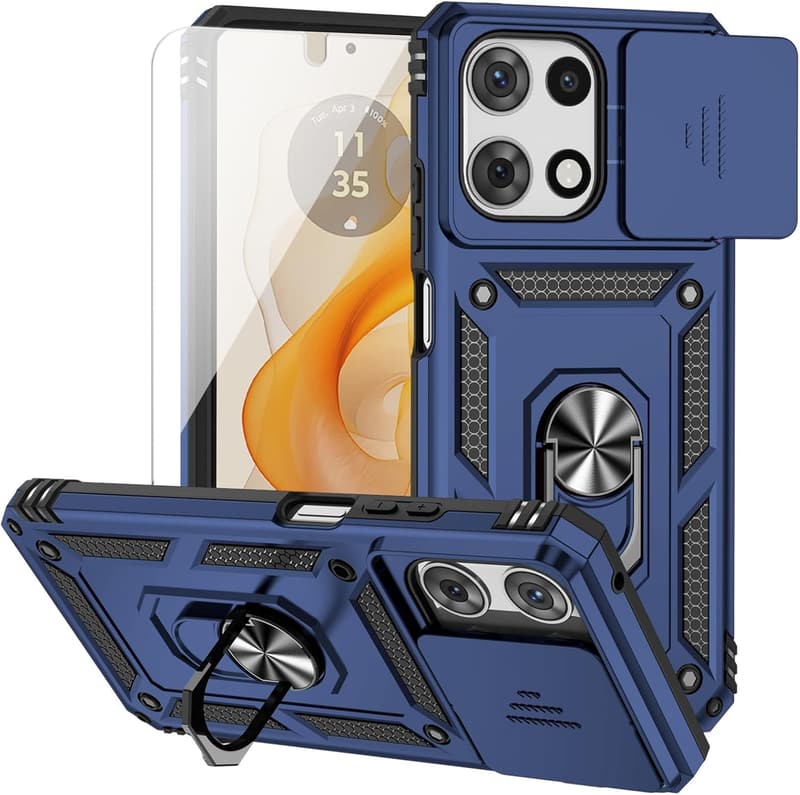 Motorola Moto G 2025 Dual-Layer Protective Case with Kickstand