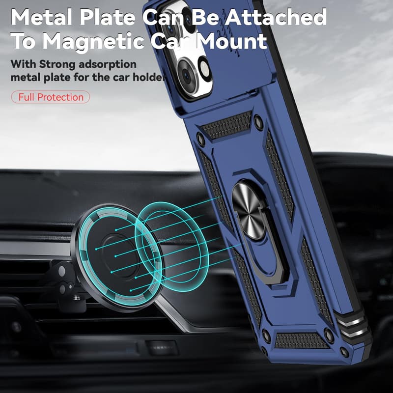 Motorola Moto G 2025 Dual-Layer Protective Case with Kickstand