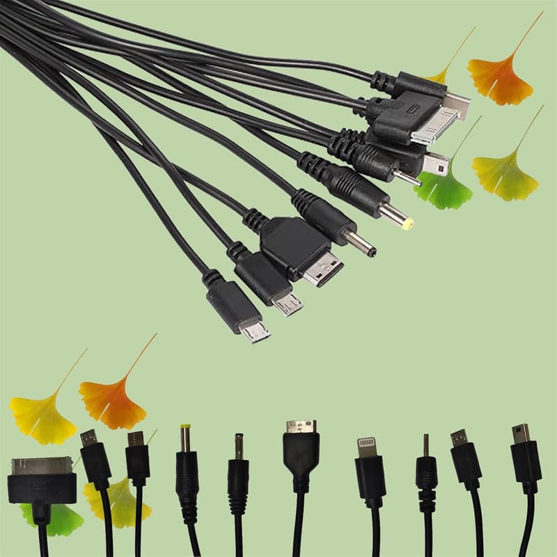 10-in-1 Universal USB Multi-Device Charging Cable