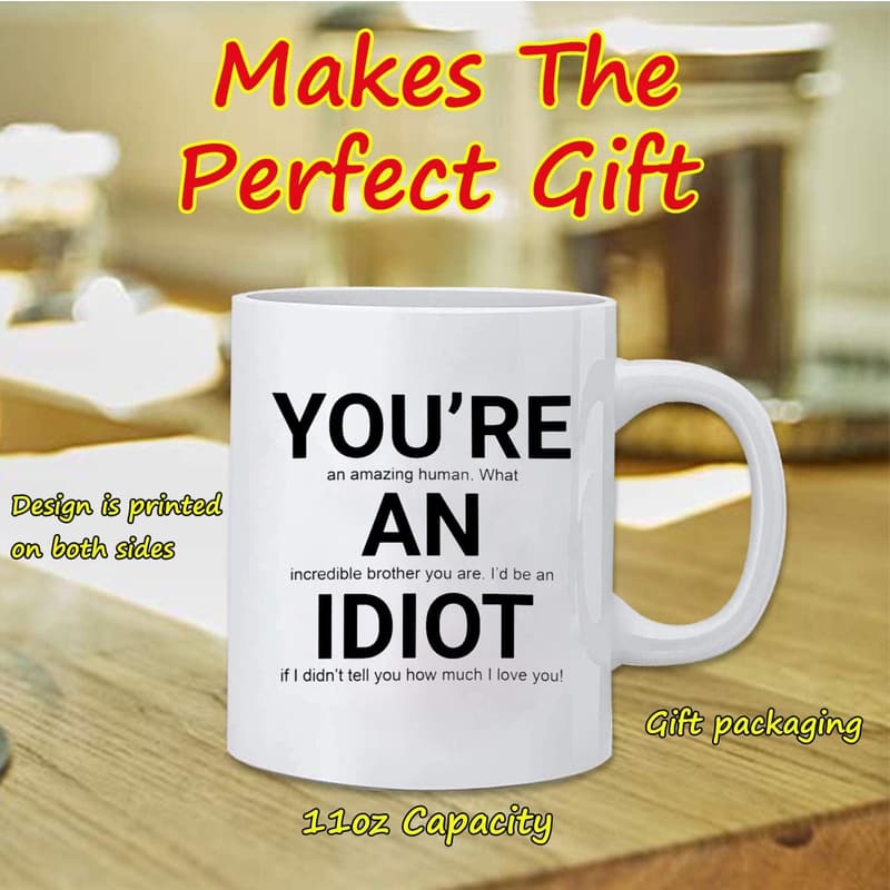 Brother Coffee Mug - Perfect Gift for Birthdays or Father's Day