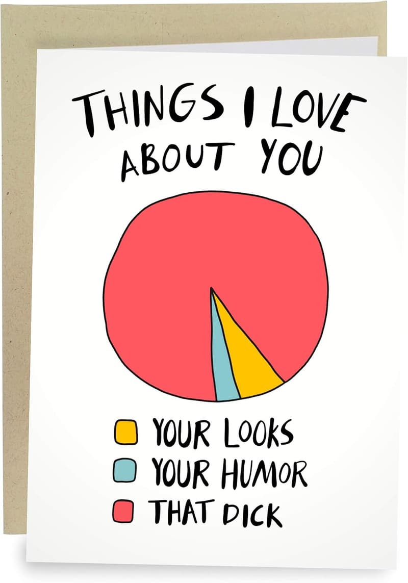 Funny Valentine's Day Card for Him - Things I Love About You