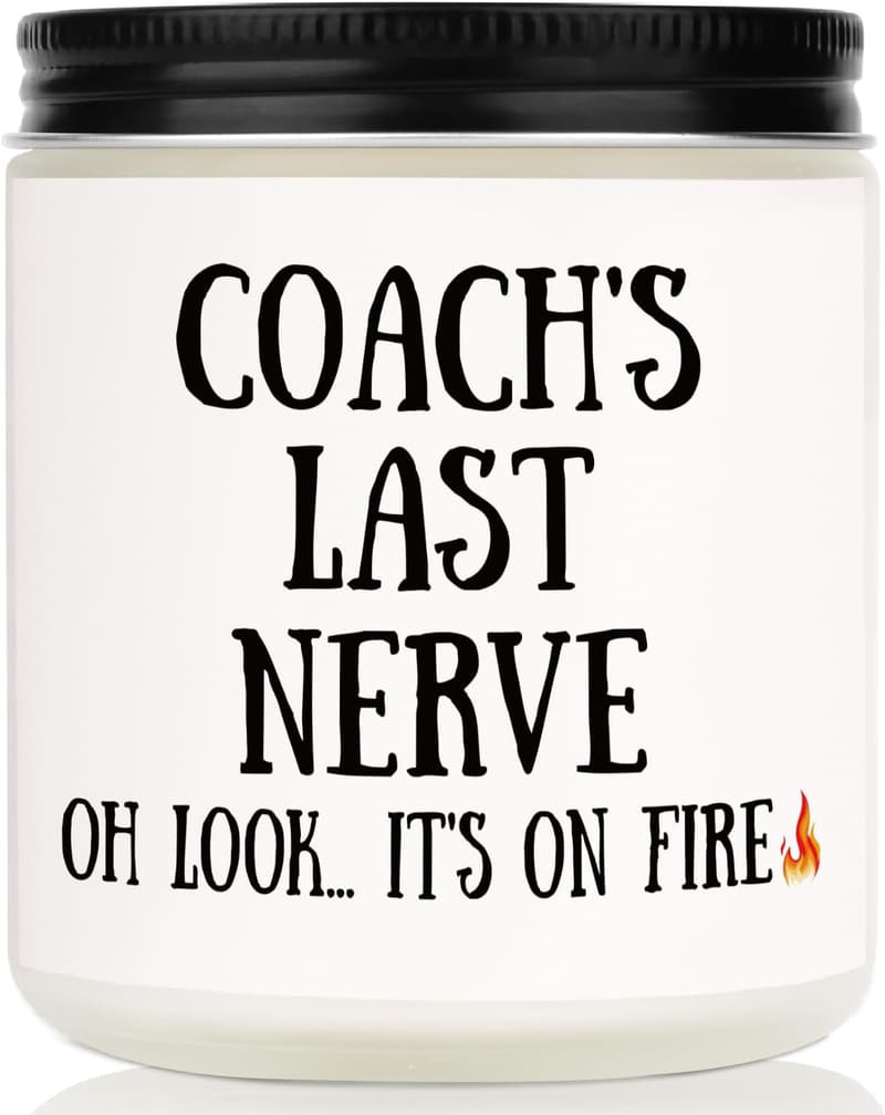 Lavender Scented Soy Candle for Coaches - 7oz Handmade Gift