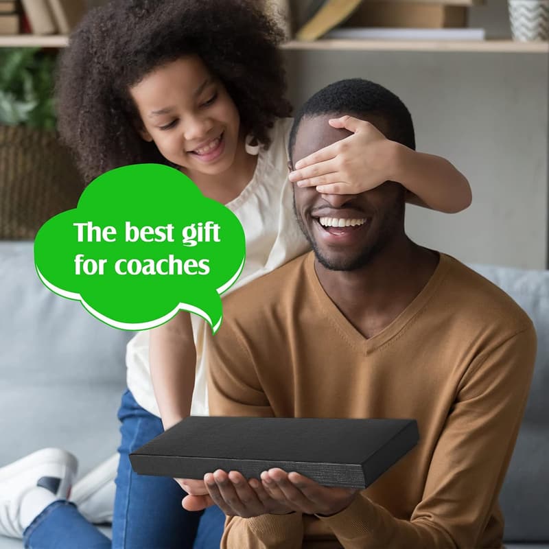 Sports Wood Sign Gift Set for Men & Women - 3 Piece Coach Decor