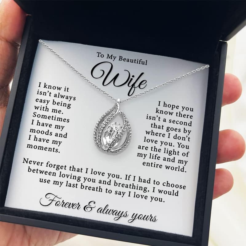 Anniversary Necklace - Romantic Gift for Wife