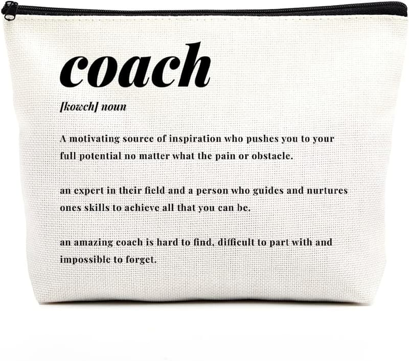 Sports Assistant Makeup Bag Gift for Women - Soccer & Basketball