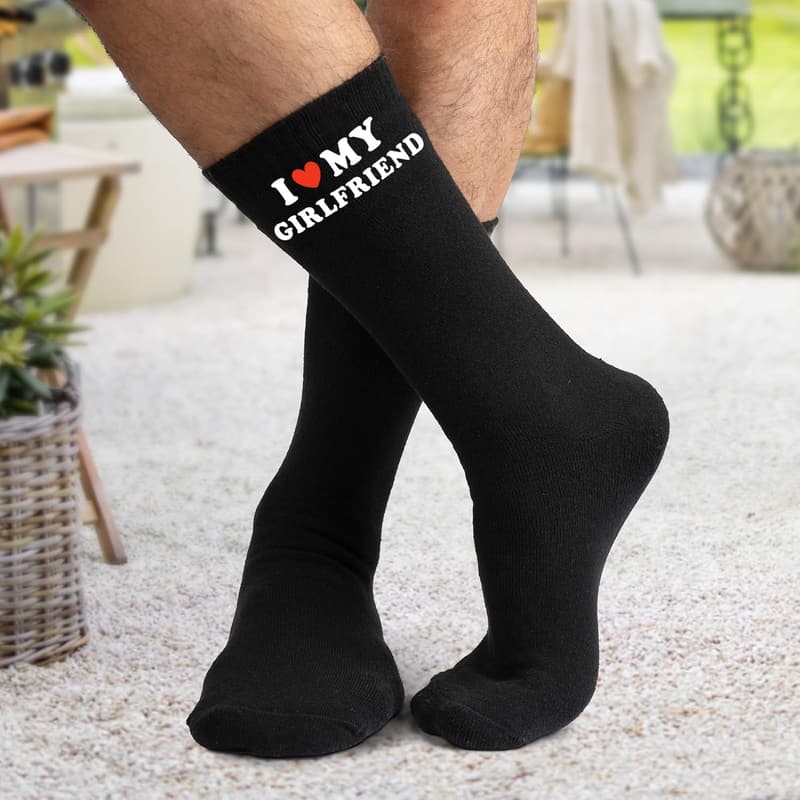 Valentine's Day Boyfriend Socks - Unique Gift Idea