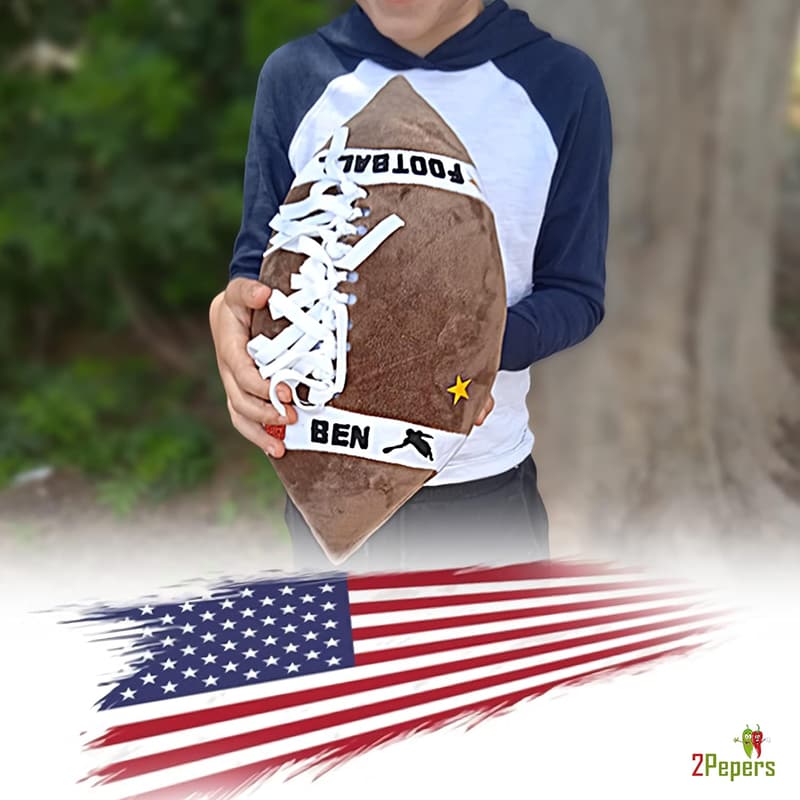 DIY American Football Pillow Kit for Kids Ages 3-10