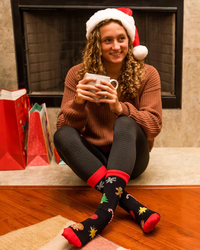 Funny Christmas Socks for Men & Women - Novelty Gift Stocking Stuffers