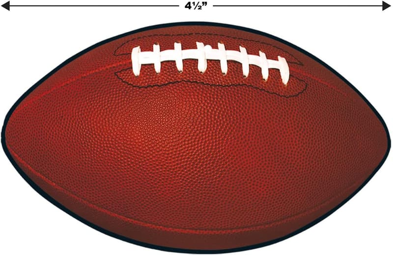 Football-themed Mini Cutouts for Parties and Events