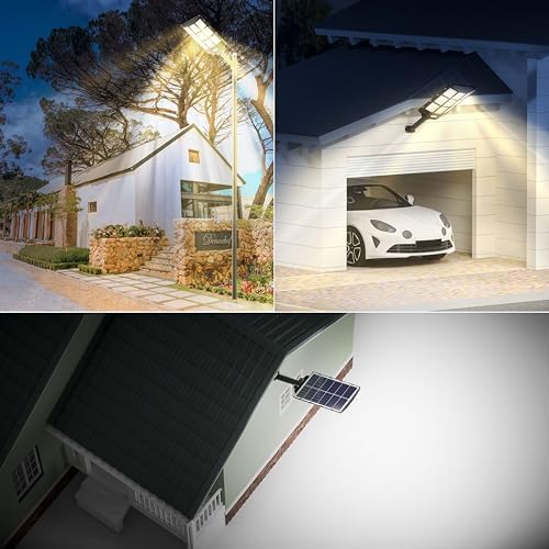 3000K-6500K Solar Street Light with Remote Control for Outdoors