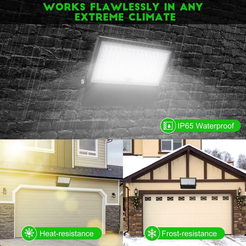 LED Stadium Flood Light 36000Lm, 1500W Equivalent, Waterproof