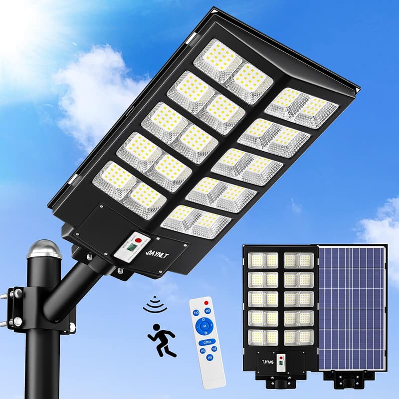 Solar Security Flood Lights with Motion Sensor - 520000LM